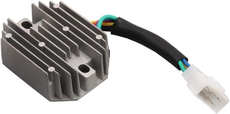 JSMANCAVE Voltage Regulator Rectifier Fits For Kubota Grasshopper Kokusan Denki Yanmar ZD18 ZD21 ZD25 718D 721D 1822D 721G RTV500 185530 RS5101 15351-64600 15351-64601 15351-64603 15531-64601 19267-64600 - Image 2